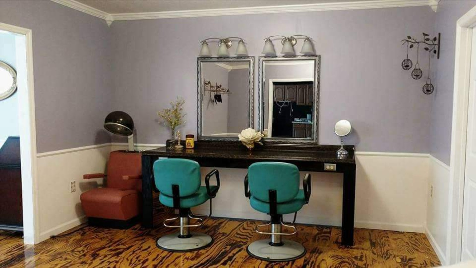 Bridal styling area